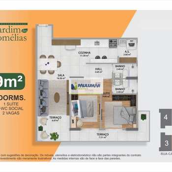 Apartamento em Praia Grande, bairro Boqueirão