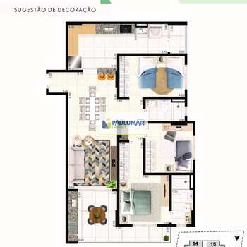 Apartamento em Praia Grande, bairro Aviação