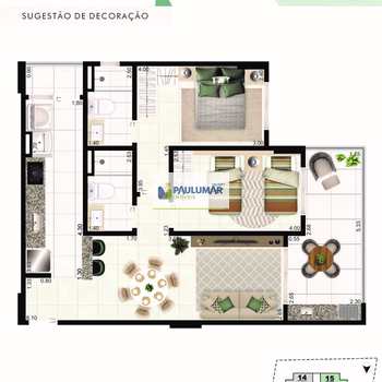 Apartamento em Praia Grande, bairro Aviação