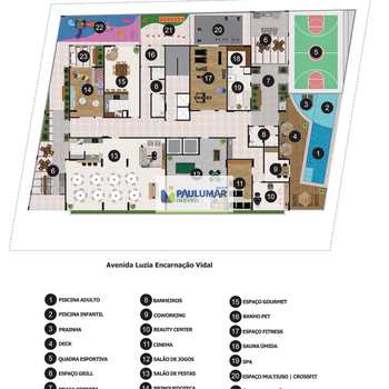 Apartamento em Praia Grande, bairro Aviação
