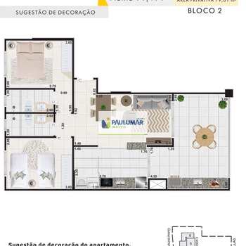 Apartamento em Guarujá, bairro Jardim Virgínia
