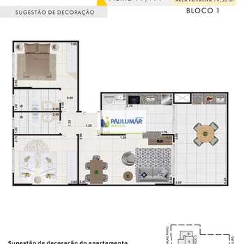 Apartamento em Guarujá, bairro Jardim Virgínia