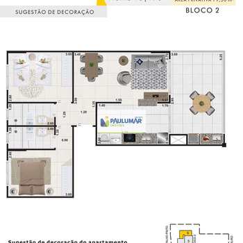 Apartamento em Guarujá, bairro Jardim Virgínia