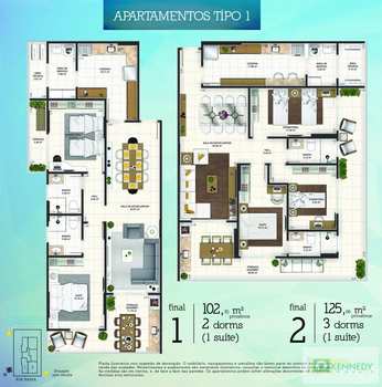 Apartamento, código 14879361 em Praia Grande, bairro Canto do Forte