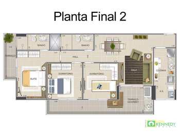 Apartamento, código 14879529 em Praia Grande, bairro Ocian