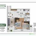 Apartamento em Praia Grande, bairro Boqueirão