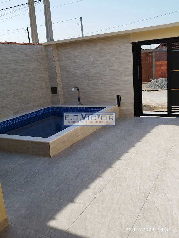Casa em Mongaguá, no bairro Balneário Samas