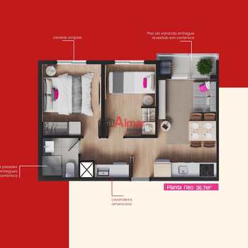 Apartamento em São Paulo, bairro Vila Ré