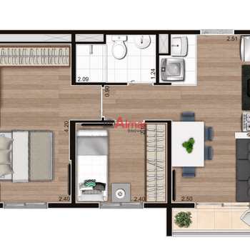 Apartamento em São Paulo, bairro Itaquera