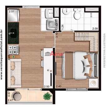 Apartamento em São Paulo, bairro Itaquera