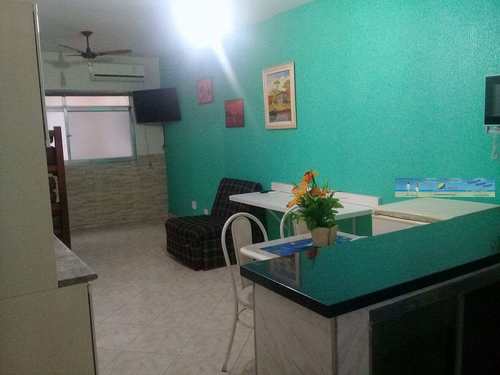 Kitnet, código 3074 em Praia Grande, bairro Aviação