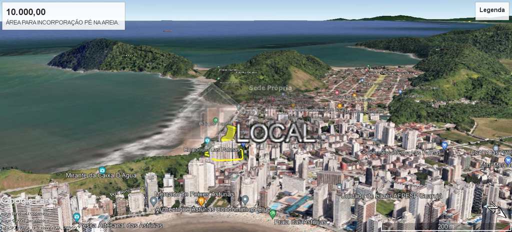 Área Comercial em Guarujá, no bairro Praia do Tombo