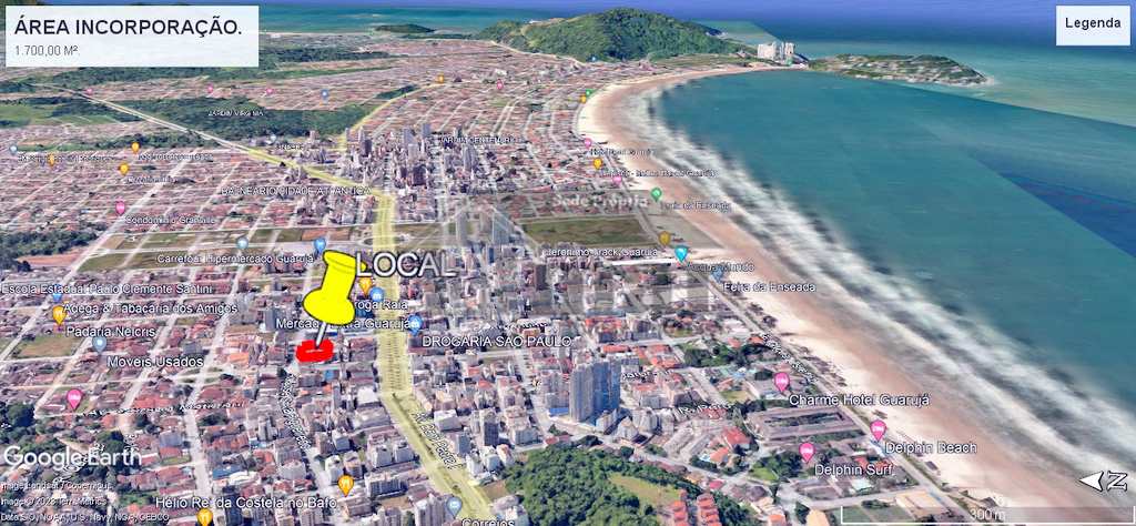 Área Comercial em Guarujá, no bairro Praia da Enseada