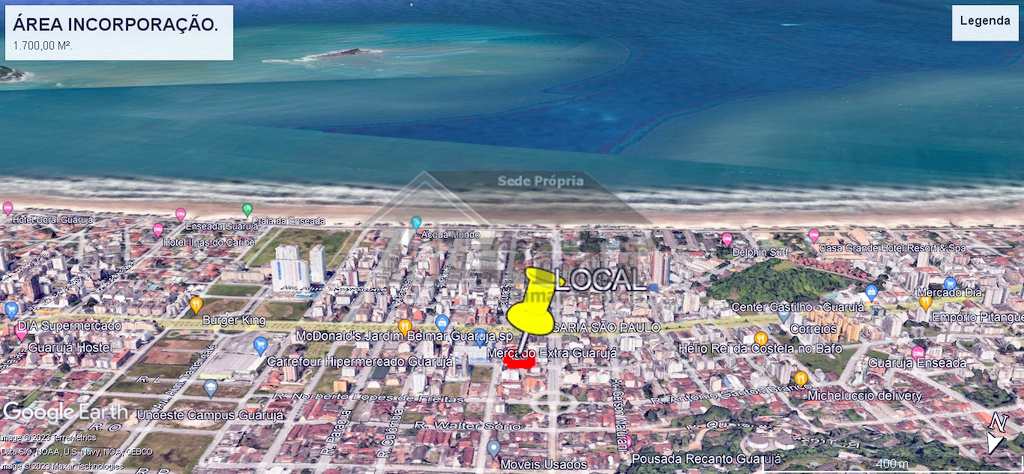 Área Comercial em Guarujá, no bairro Praia da Enseada