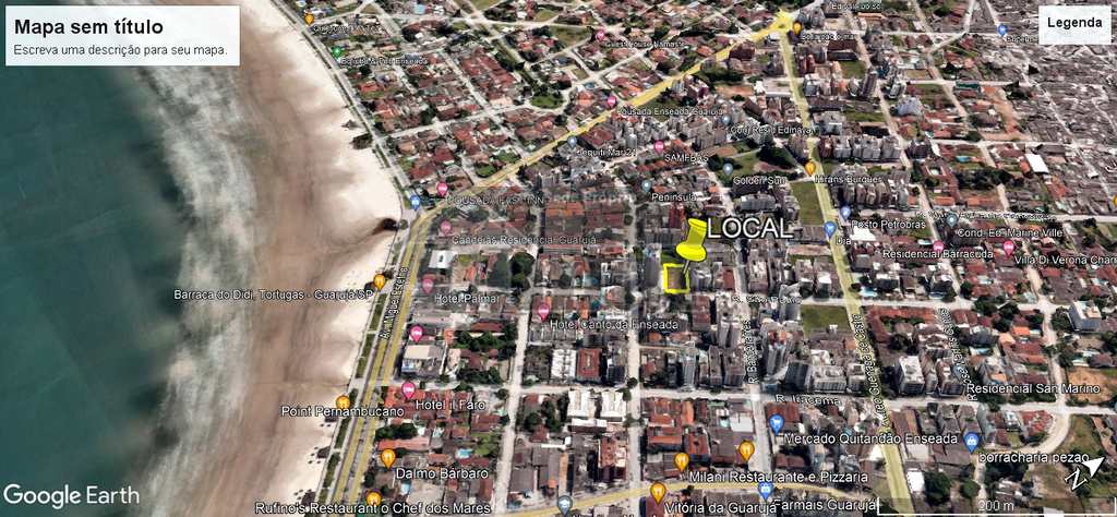 Área Comercial em Guarujá, no bairro Praia da Enseada