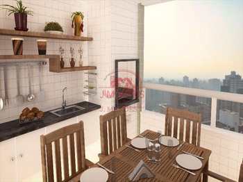 Apartamento, código 851 em Praia Grande, bairro Mirim