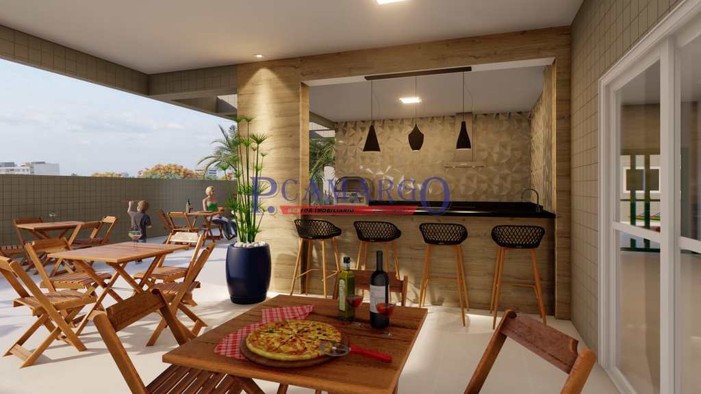 Apartamento em Praia Grande, no bairro Mirim