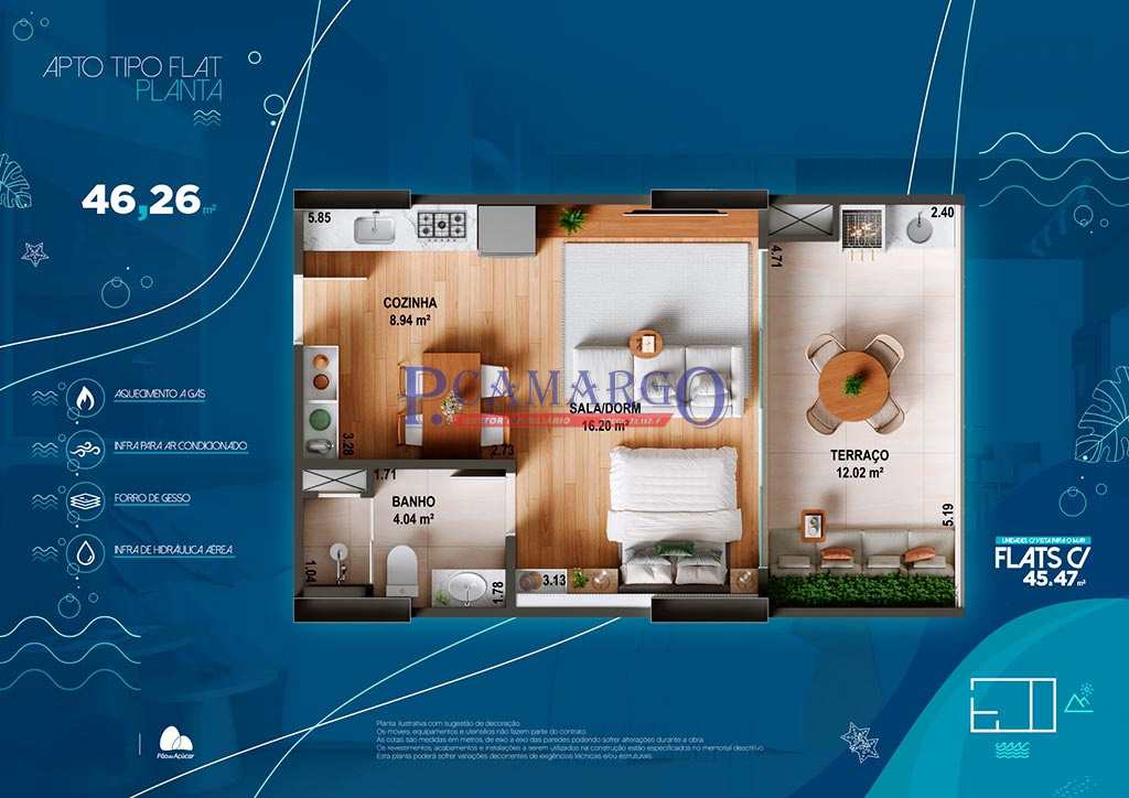 Apartamento em Praia Grande, no bairro Tupi