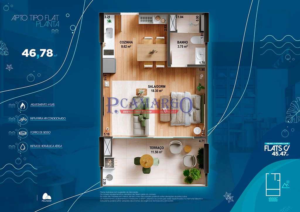 Apartamento em Praia Grande, no bairro Tupi