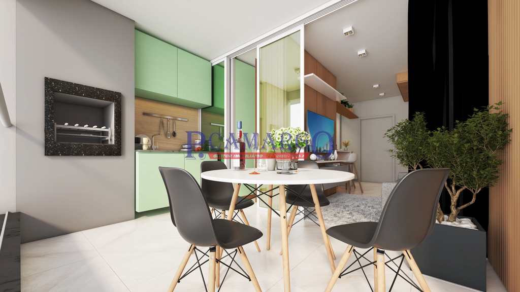 Apartamento em Praia Grande, no bairro Aviação