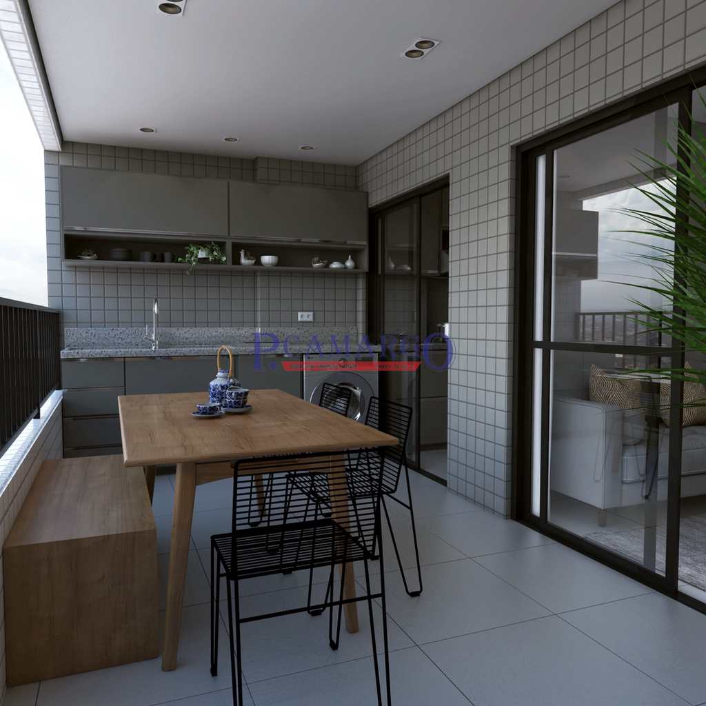 Apartamento em Praia Grande, no bairro Aviação