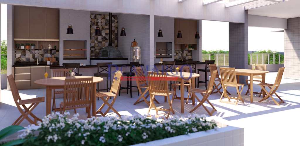 Apartamento em Praia Grande, no bairro Caiçara