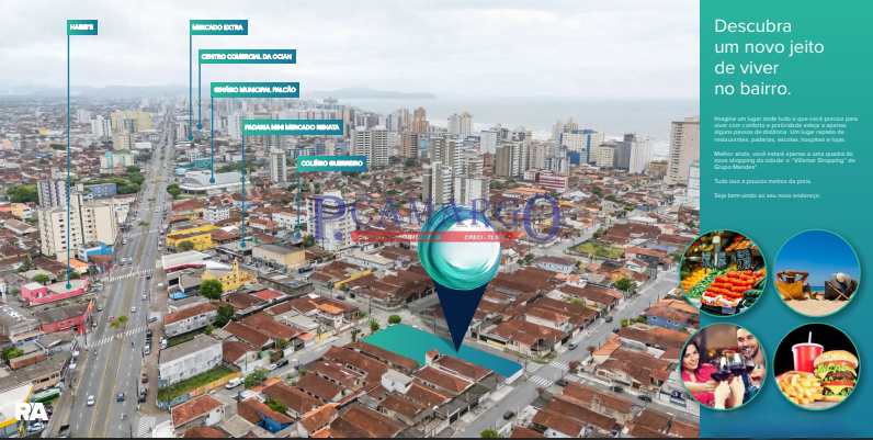 Apartamento em Praia Grande, no bairro Mirim