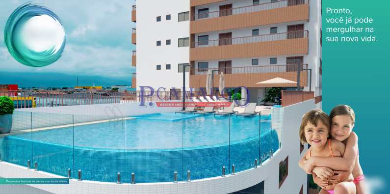 Apartamento em Praia Grande, no bairro Mirim