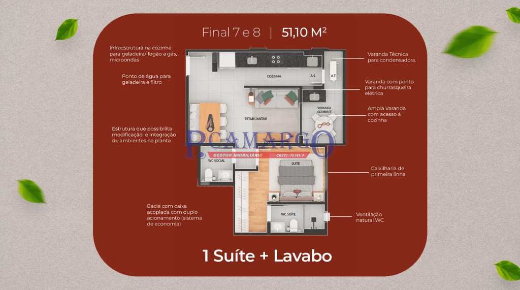 Apartamento em Praia Grande, no bairro Guilhermina