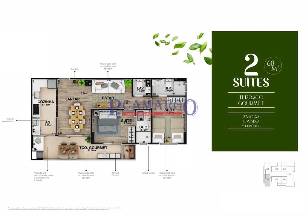 Apartamento em Praia Grande, no bairro Canto do Forte