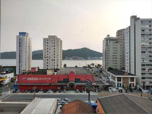 Apartamento, código 22051 em São Vicente, bairro Centro