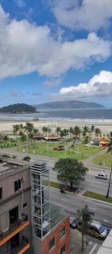Kitnet, código 92755 em São Vicente, bairro Itararé