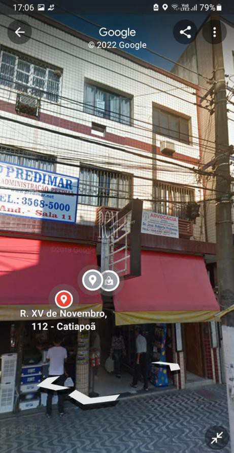 Sala Comercial em São Vicente, no bairro Centro