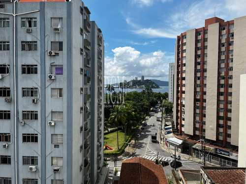 Apartamento, código 94010 em São Vicente, bairro Centro