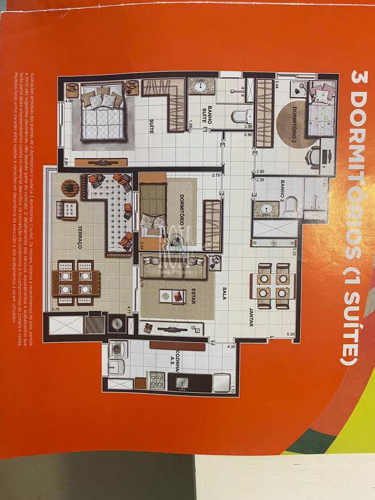 Apartamento em Santos, no bairro Pompéia