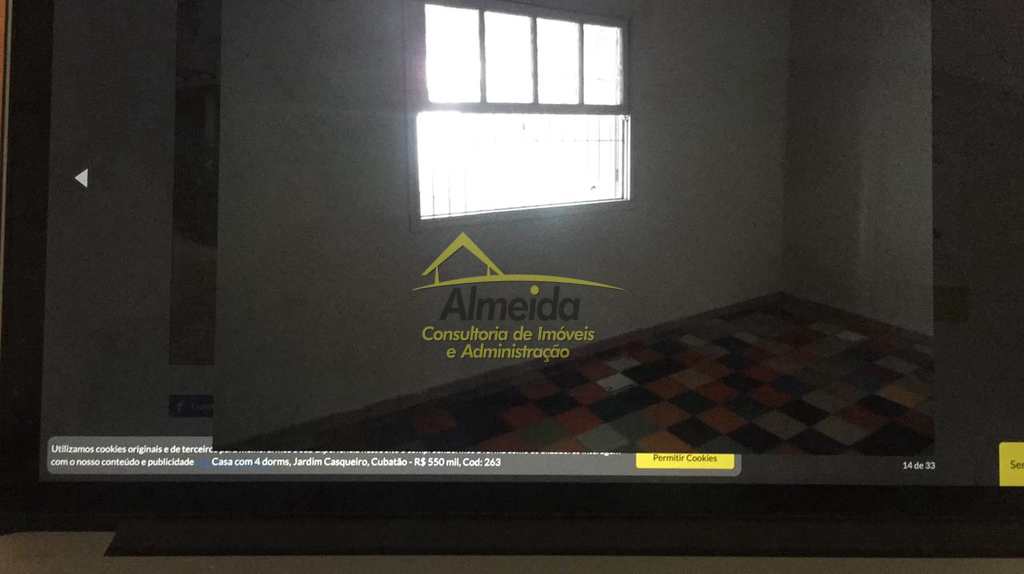 Casa em Cubatão, no bairro Jardim Casqueiro