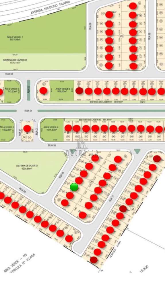 Terreno de Condomínio em Jaboticabal, no bairro Jardim Monterrey II