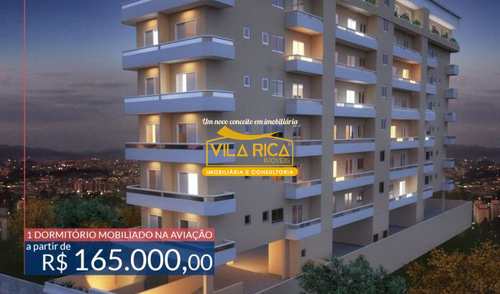 Apartamento, código 375875 em Praia Grande, bairro Aviação