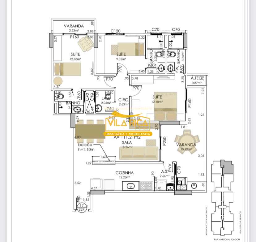 Apartamento em Praia Grande, no bairro Canto do Forte