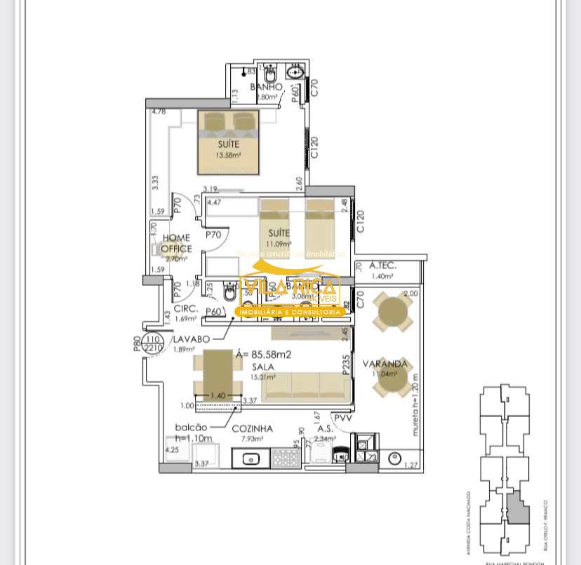 Apartamento em Praia Grande, no bairro Canto do Forte