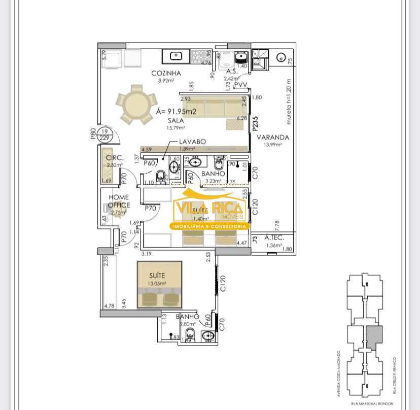 Apartamento em Praia Grande, no bairro Canto do Forte