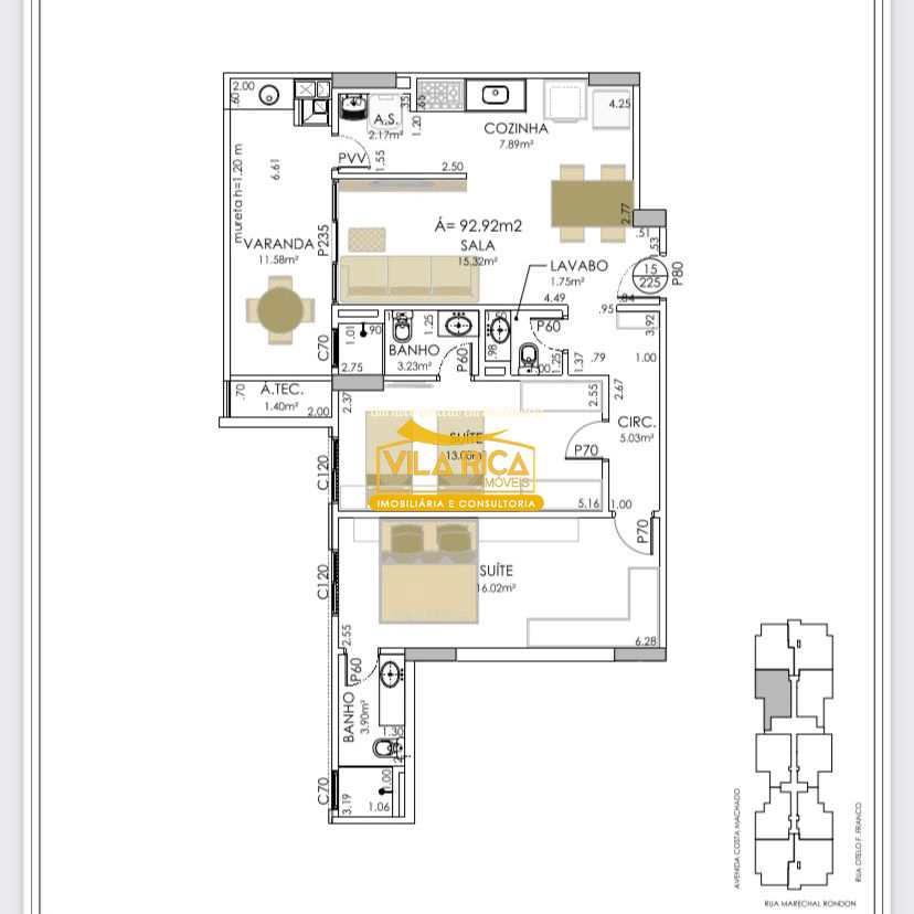 Apartamento em Praia Grande, no bairro Canto do Forte