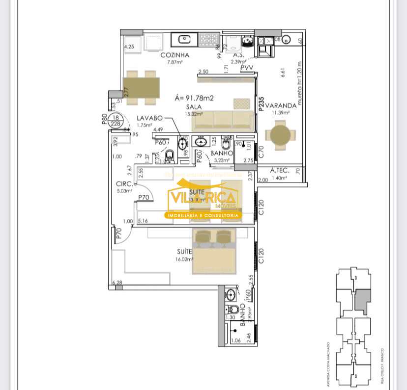 Apartamento em Praia Grande, no bairro Canto do Forte