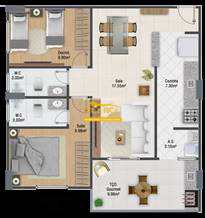 Apartamento em Praia Grande, no bairro Guilhermina