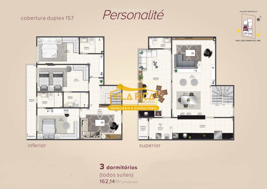 Apartamento em Praia Grande, no bairro Aviação