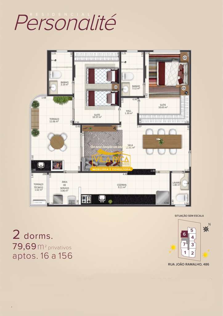 Apartamento em Praia Grande, no bairro Aviação