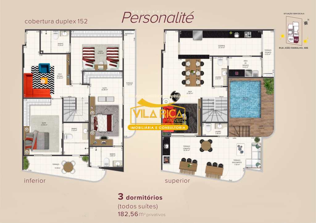Apartamento em Praia Grande, no bairro Aviação