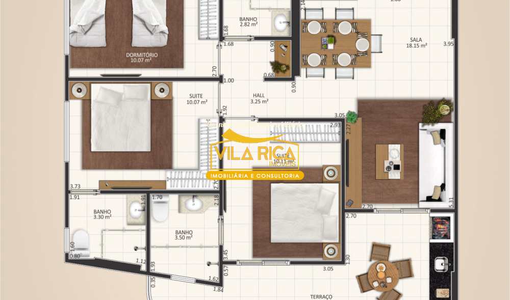 Apartamento em Praia Grande, no bairro Aviação