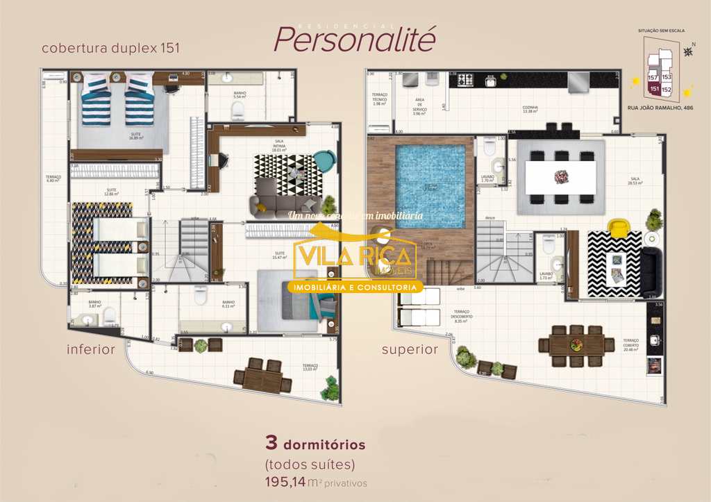Apartamento em Praia Grande, no bairro Aviação