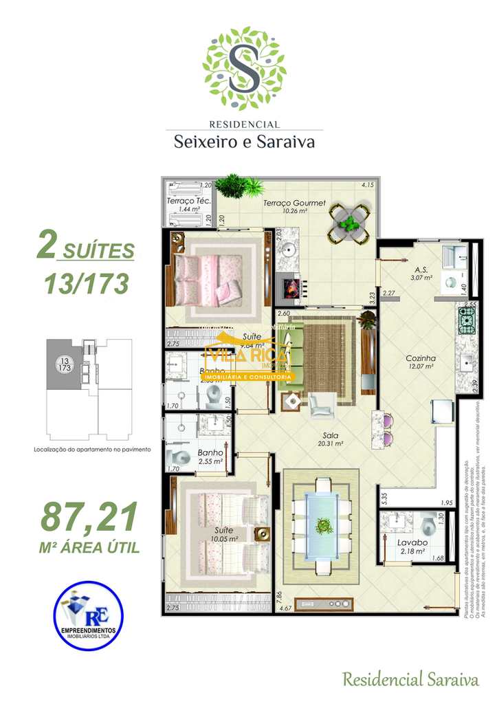 Apartamento em Praia Grande, no bairro Aviação